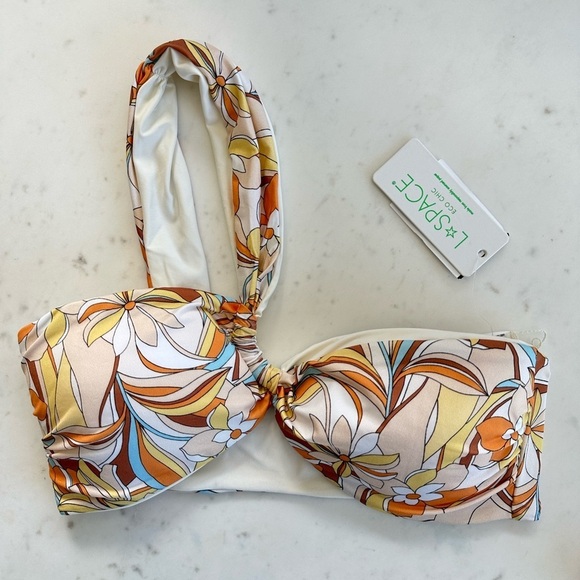 NWT L*Space 2-Pc Set - Mick Asymmetric Top & Jagger Bottom in Soulshine Floral - Picture 7 of 11